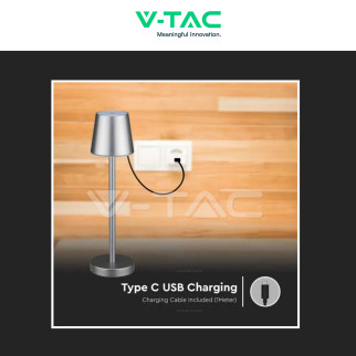 VT-7703 Lampada LED da Tavolo 3W Touch Dimmerabile  V-Tac