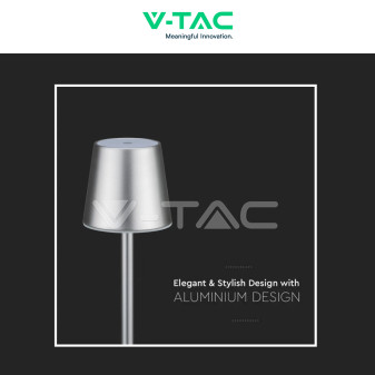 VT-7703 Lampada LED da Tavolo 3W Touch Dimmerabile  V-Tac