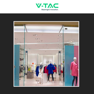 Portafaretto doppio GU10 GU5.3 (MR16) Bianco Orientabile V-Tac VT-439