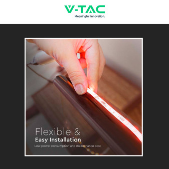 VT-5050-60 Striscia LED Flessibile Smart RGB con Telecomando 65W V-Tac