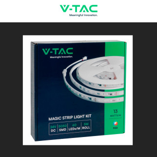 VT-5050-60 Striscia LED Flessibile Smart RGB con Telecomando 65W V-Tac