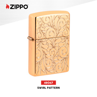 Accendino Zippo mod. 48067 Swirl Pattern Design Antivento Ricaricabile