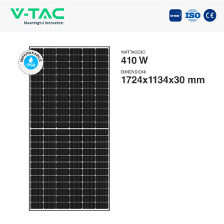 Pannelli Solari Fotovoltaici 410W IP68 V-Tac