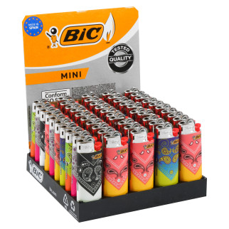 Bic Mini J25 Fantasia Bandana - Box da 50 Accendini