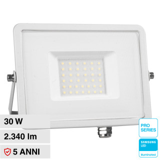VT-30 Faro LED SMD 30W IP65 Chip Samsung Bianco V-Tac