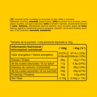 Confetti con Arachidi Ricoperti di Cioccolato M&M's Peanut 200g
