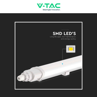 VT-80150 Tubo LED 48W 150cm Plafoniera Lineare Linkabile IP65 V-Tac