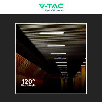 VT-80150 Tubo LED 48W 150cm Plafoniera Lineare Linkabile IP65 V-Tac