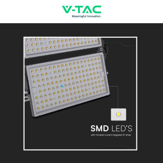 VT-48500 Faro LED 500W SMD IP65 Colore Nero V-Tac