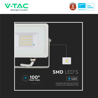 VT-20 Faro LED Floodlight 20W SMD Chip Samsung IP65 V-Tac