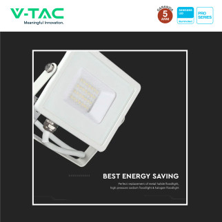 VT-20 Faro LED Floodlight 20W SMD Chip Samsung IP65 V-Tac