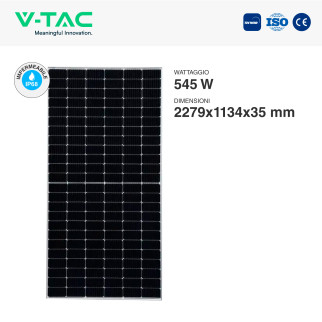 31 Pannelli Solari Fotovoltaici VT-545 545W IP68 V-Tac