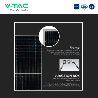 31 Pannelli Solari Fotovoltaici VT-545 545W IP68 V-Tac