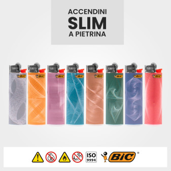 Bic Slim J23 Fantasia Conceptual - Box da 50 Accendini