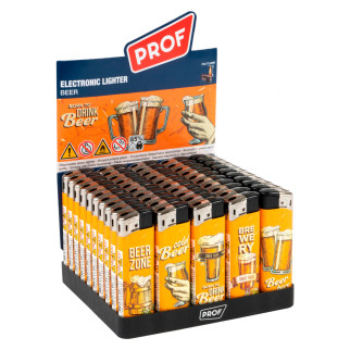 Accendini Maxi Elettronici Prof Fantasia Beer Box da 50