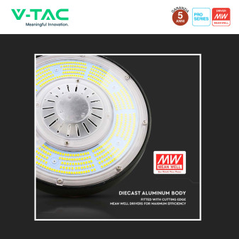 VT-9119 Lampada Industriale LED 100W SMD Mean Well V-Tac Pro