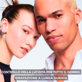 Crema Idratante Matificante PureActive AHA BHA Carbone Garnier