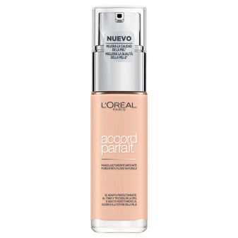 Fondotinta Fluido Accord Parfait 1.N Rose Ivory L'Oréal Paris