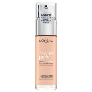 Fondotinta Fluido Accord Parfait 1.N Rose Ivory L'Oréal Paris