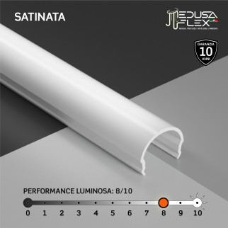 Medusaflex Aequorea Copertura Satinata per Profilo in Alluminio