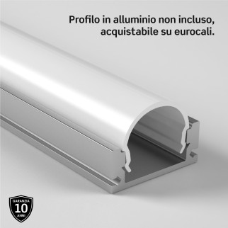 Medusaflex Aequorea Copertura Satinata per Profilo in Alluminio