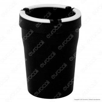 Atomic Posacenere da Auto con Bordo Fosforescente