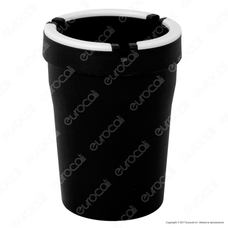 Atomic Posacenere da Auto con Bordo Fosforescente