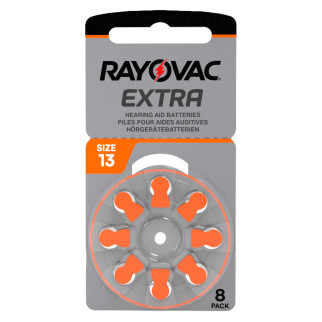Rayovac Misura 13 Batterie per Apparecchi Acustici Blister 8 pile