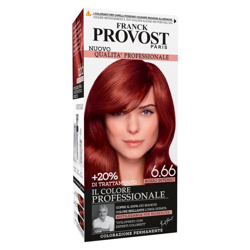Franck Provost Tinta Capelli Riutilizzabile 6.66 Rosso Intenso
