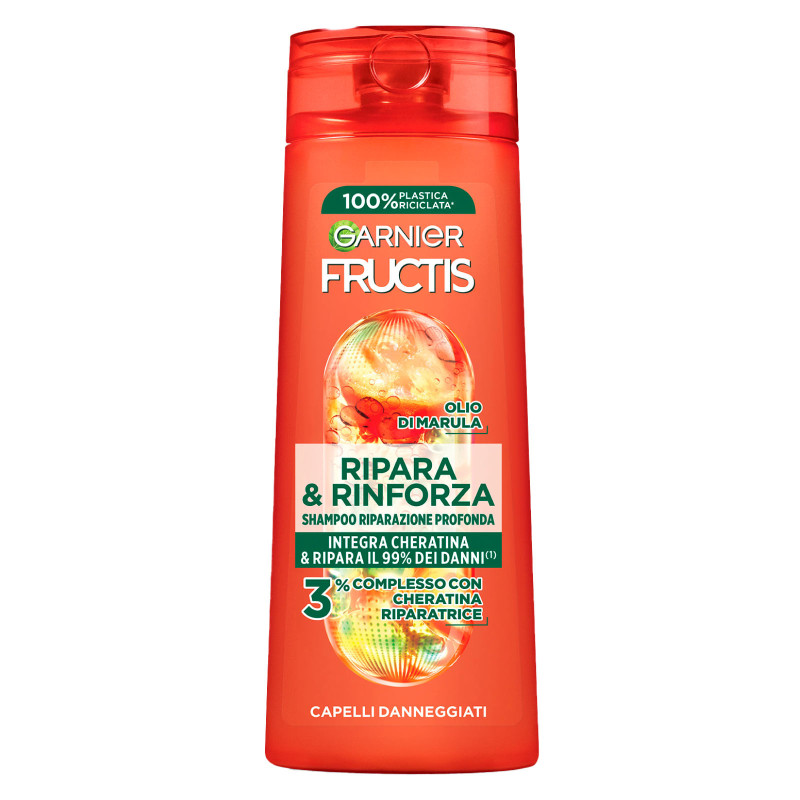 Garnier Fructis Ripara e Rinforza Shampoo Capelli Danneggiati
