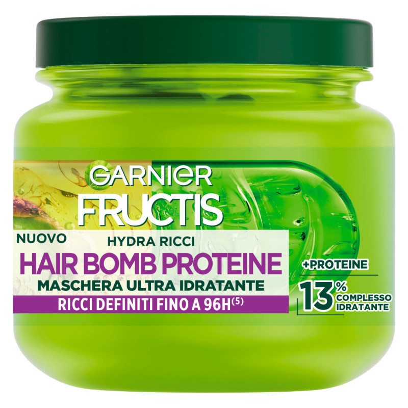 Garnier Fructis Hair Bomb Proteine Maschera Idratante Ricci Definiti