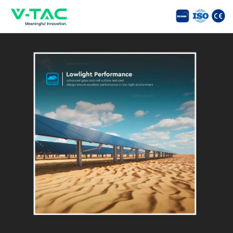 Kit Pannelli Solari Fotovoltaici 405W IP68 108 Celle Full Black V-Tac