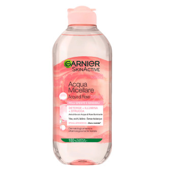 Acqua Micellare Illuminante acqua di rose 400ml Garnier Skin Active