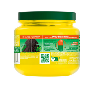 Garnier Fructis Hair Bomb Cheratina Maschera Nutrimento Intenso 320ml