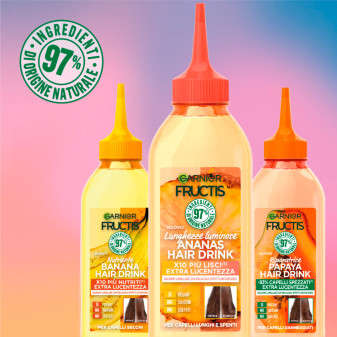 Hair Drink Papaya Balsamo Lamellare Capelli Danneggiati Garnier