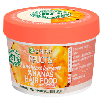 Hair Food Ananas Maschera Triplo Uso Capelli Lunghi Garnier Fructis