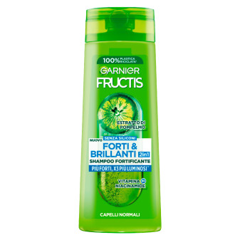 Garnier Fructis Forti e Brillanti 2in1 Shampoo Fortificante 250ml