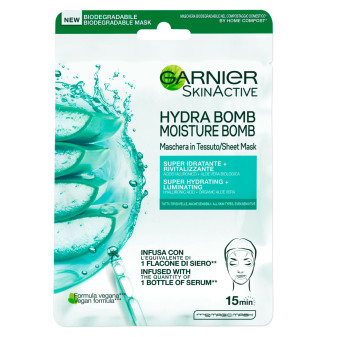 Garnier SkinActive Maschera Hydra Bomb Idratante Aloe Vera