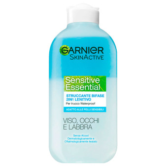 Garnier SkinActive Struccante Bifase Sensitive Essential 2in1 Lenitivo 125ml