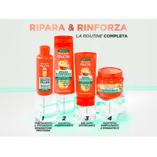 Garnier Fructis Hair Bomb Keratin Maschera Riparazione Profonda 320ml