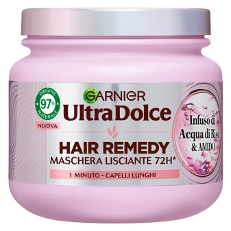 Garnier Ultra Dolce Hair Remedy Maschera Lisciante 72H Acqua di Riso