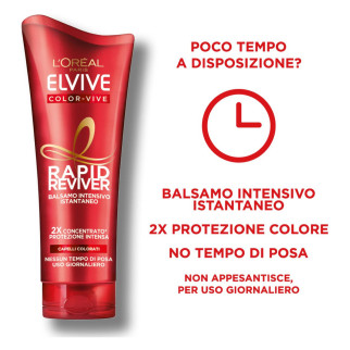 Elvive Color-Vive Rapid Reviver Balsamo Istantaneo 400ml L'Oréal Paris