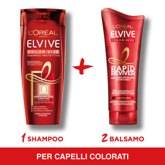 Elvive Color-Vive Rapid Reviver Balsamo Istantaneo 400ml L'Oréal Paris