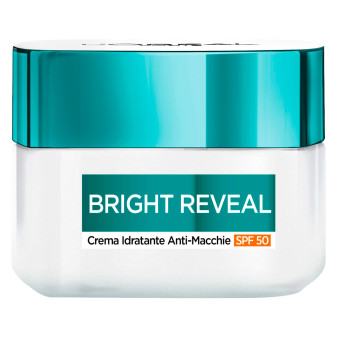 Bright Reveal Crema Viso Idratante Anti-Macchie SPF 50 L'Oréal Paris