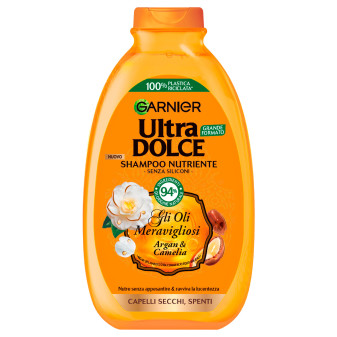 Garnier Ultra Dolce Shampoo Nutriente Gli Oli Meravigliosi 400ml