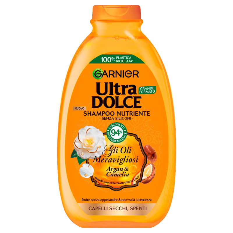 Garnier Ultra Dolce Shampoo Nutriente Gli Oli Meravigliosi 400ml