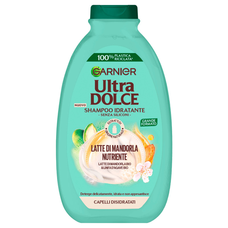 Garnier Ultra Dolce Shampoo Idratante con Latte di Mandorla 400ml