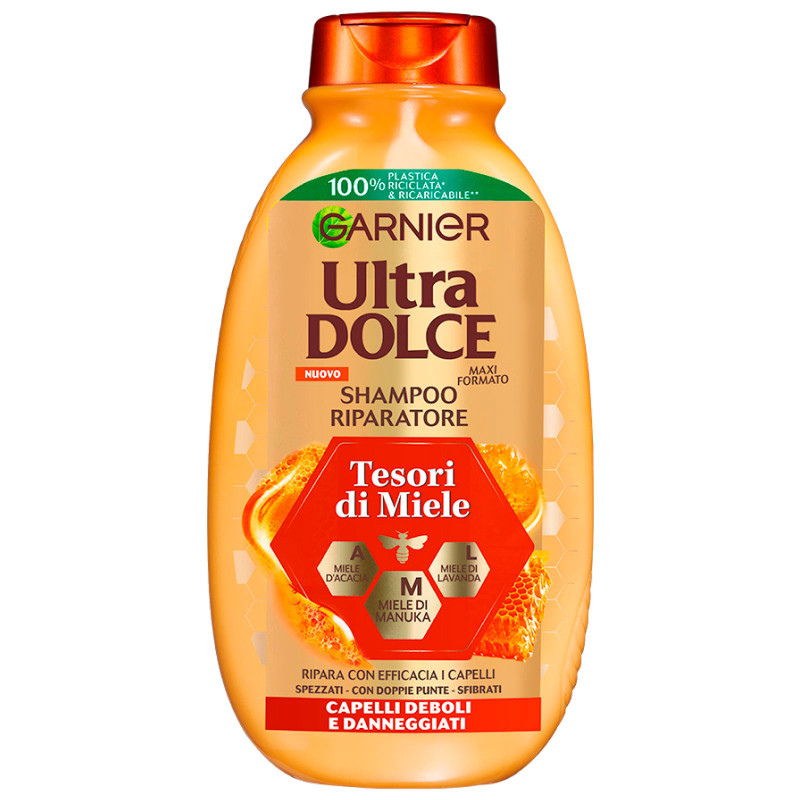 Garnier Ultra Dolce Shampoo Riparatore Tesori di Miele 400ml