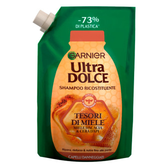 Garnier Ultra Dolce Shampoo Ricostituente Tesori di Miele Eco 500ml