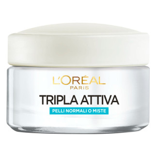 Tripla Attiva Crema Viso Idratante Pelli Normali o Miste L'Oréal Paris
